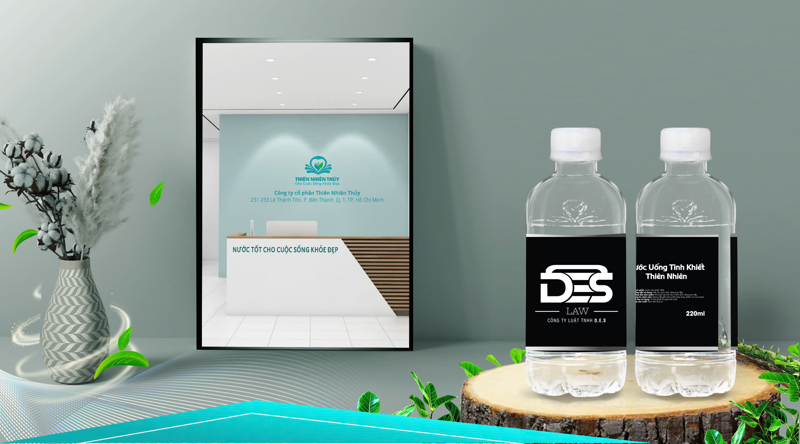 DES LAW: Chiến Lược Marketing Thông Minh Với Nước Đóng Chai Logo Riêng
