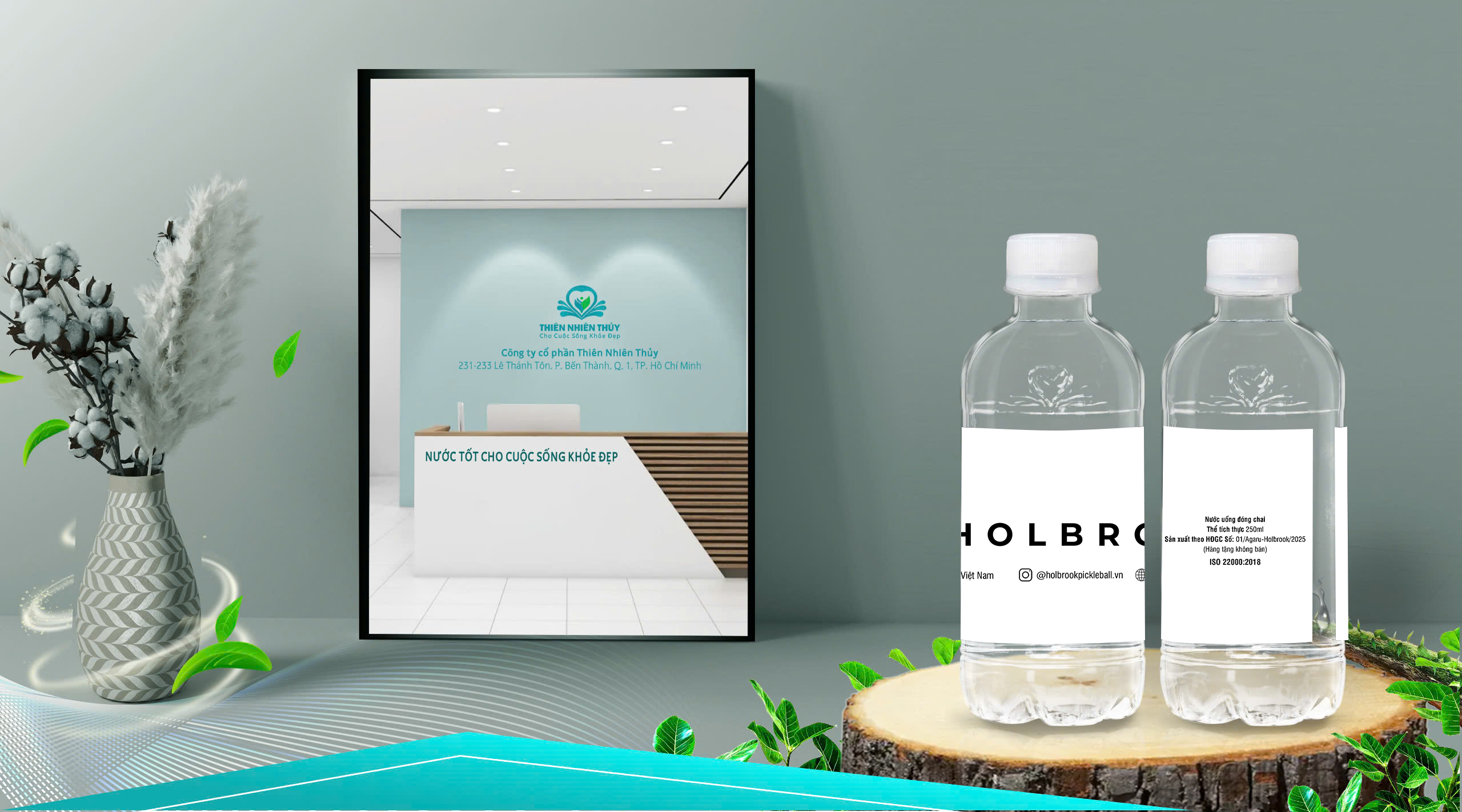 HOLBROOK – BƯỚC TIÊN PHONG TRONG VIỆC DÙNG NƯỚC ĐÓNG CHAI IN LOGO CHO CHIẾN LƯỢC MARKETING
