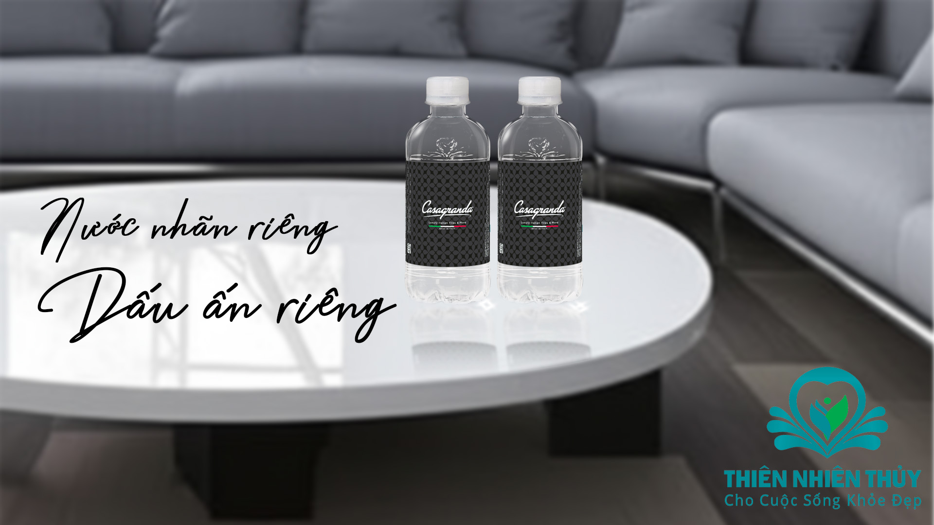 Casagranda Việt Nam – Sử Dụng Nước Logo Riêng Là Vật Phẩm Marketing Hiệu Quả
