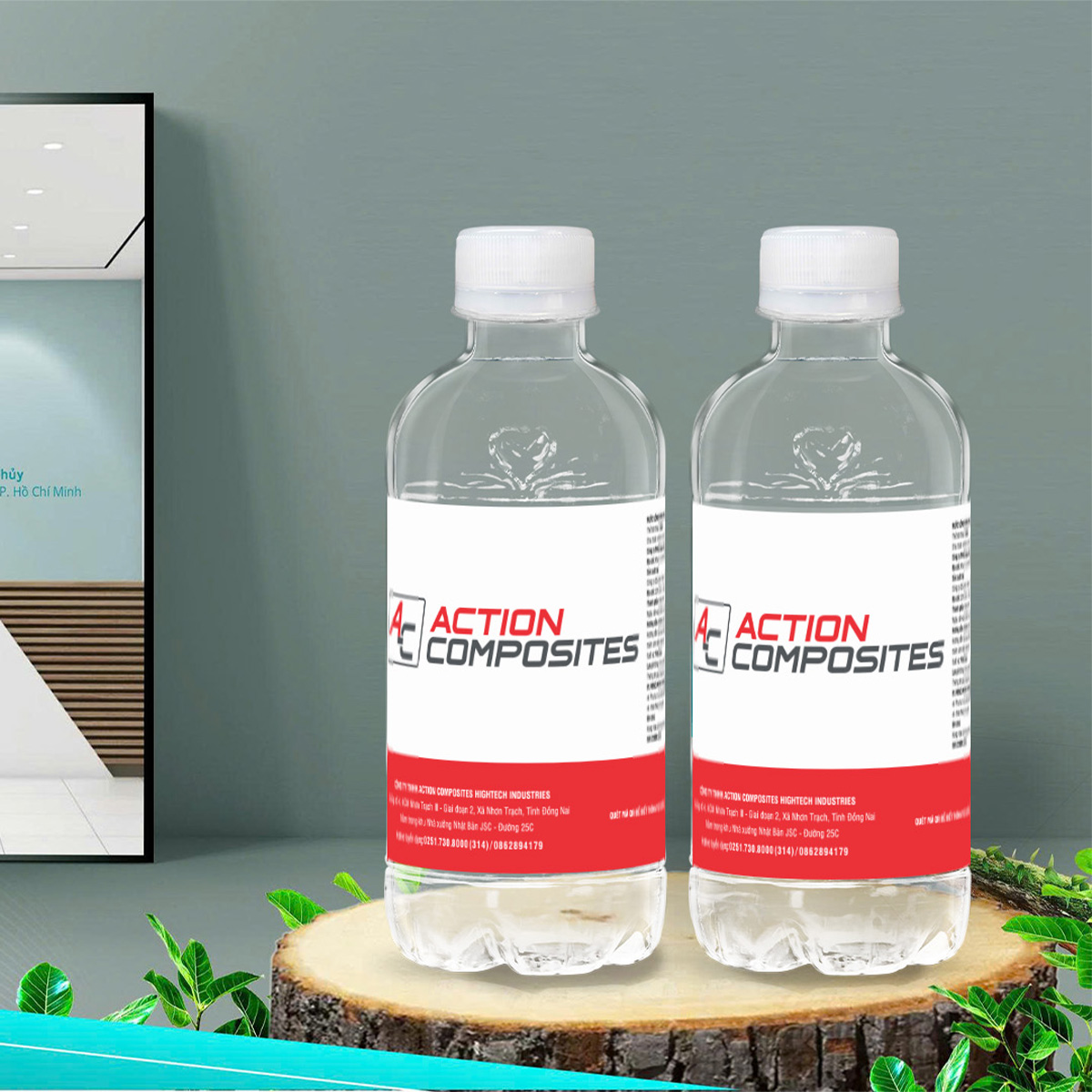 Gia công nước đóng chai 350ml - AC