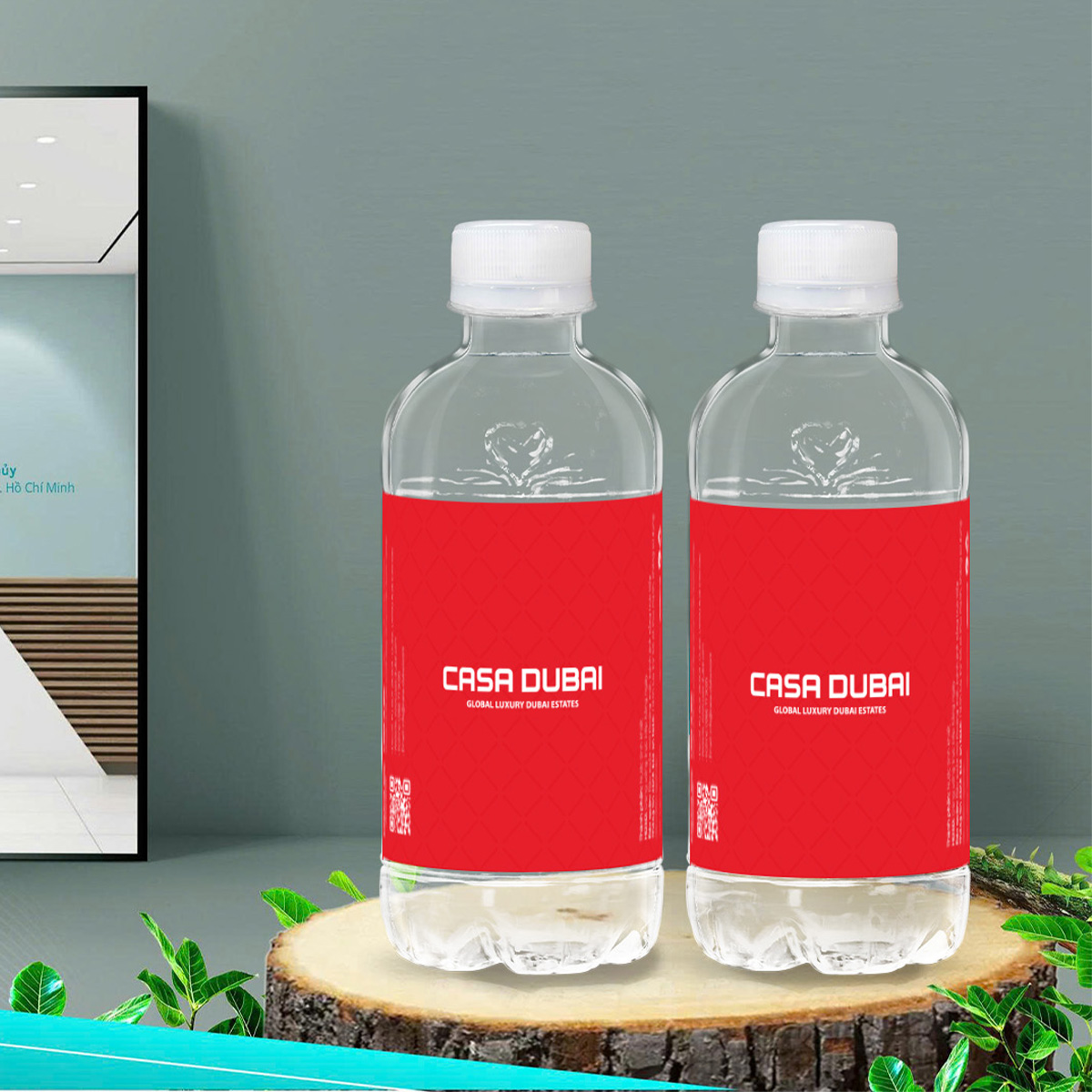Gia công nước đóng chai 350ml _ Casa Dubai