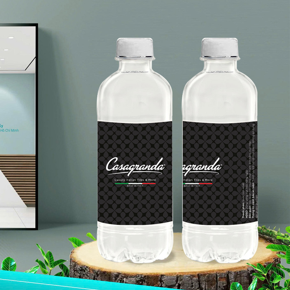 Gia công nước đóng chai 350ml - Casaqranda