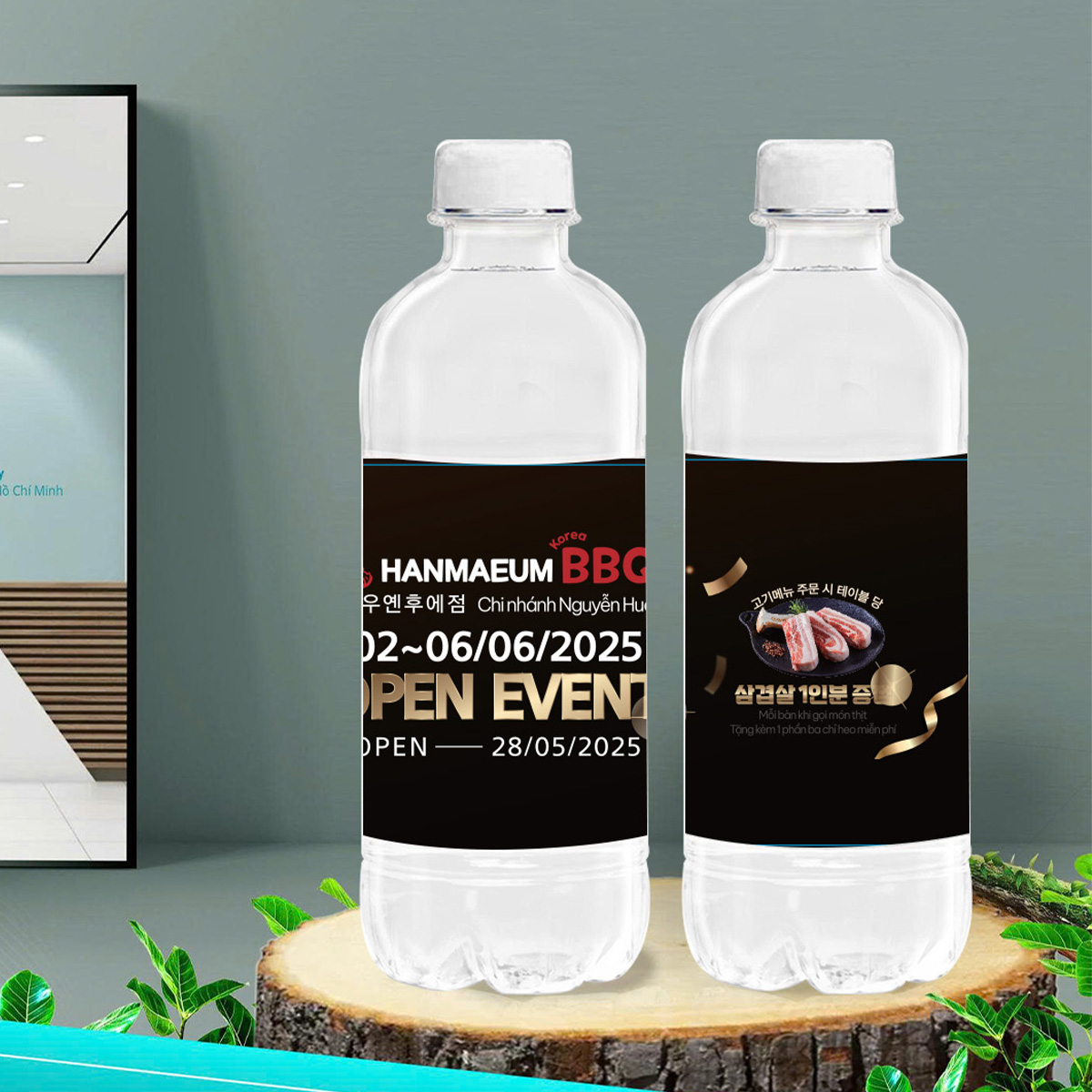 Gia công nước đóng chai 350ml - Hanmeum