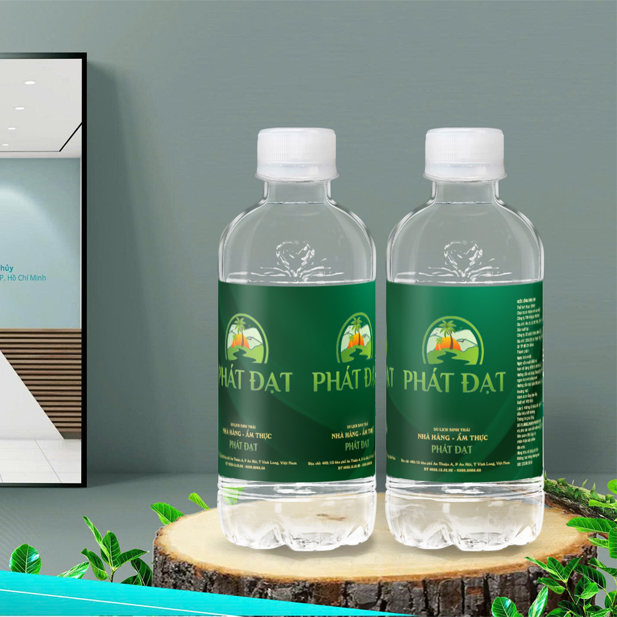 Gia công nước đóng chai 350ml - PHÁT ĐẠT