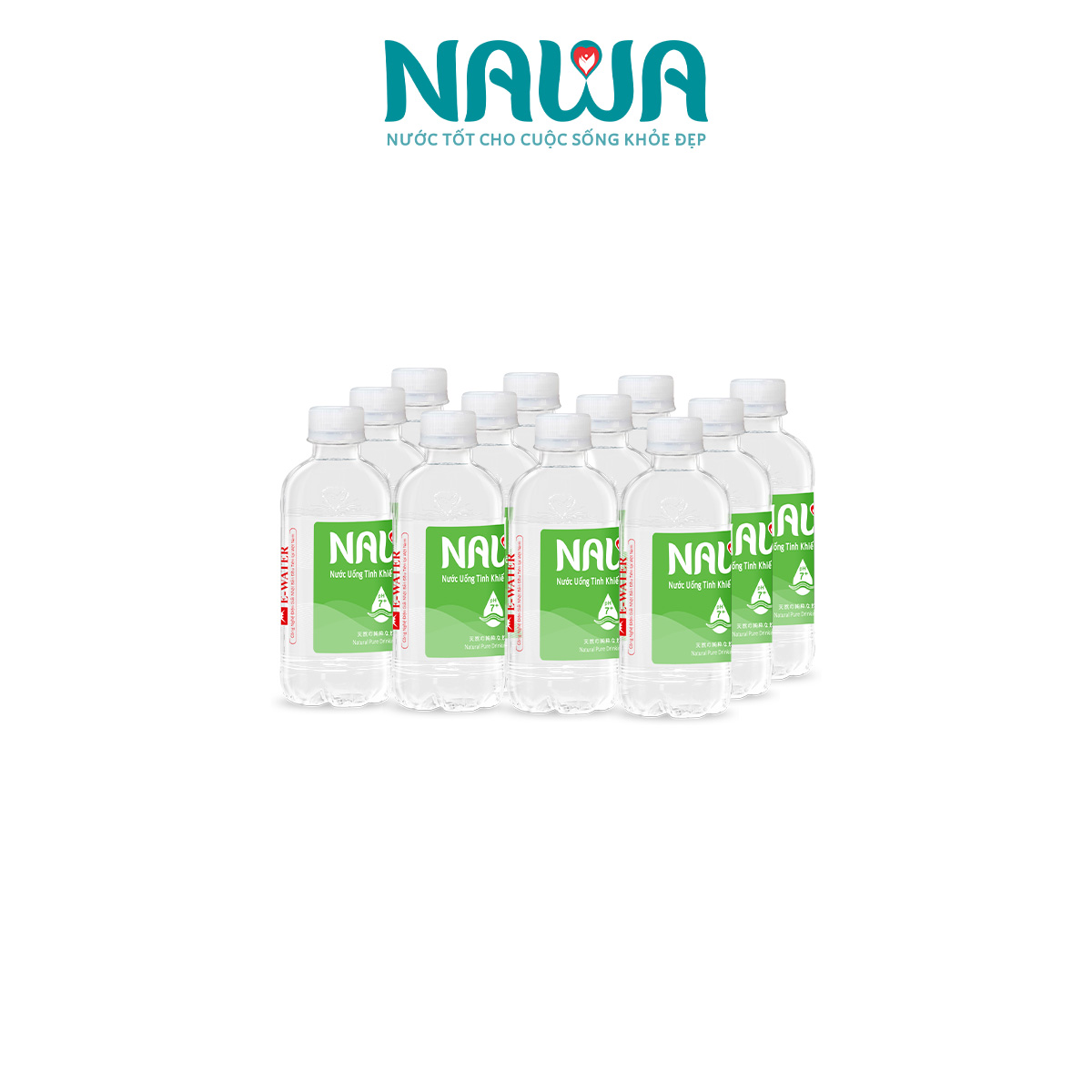 Nước tinh khiết thiên nhiên NAWA Lốc 12 chai 250ml