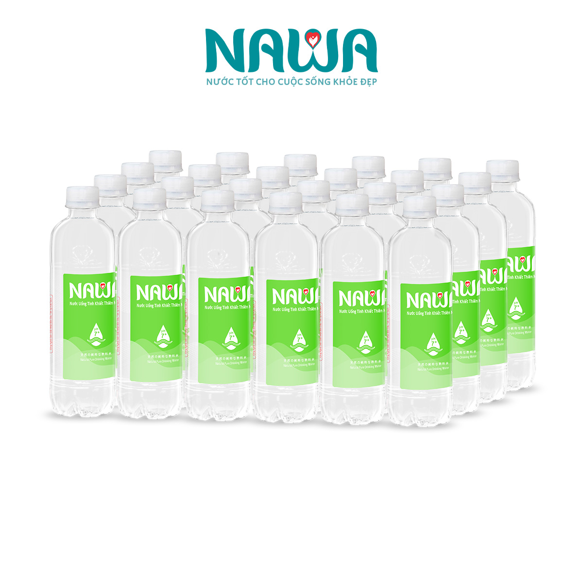 Nước tinh khiết thiên nhiên NAWA Lốc 24 500ml