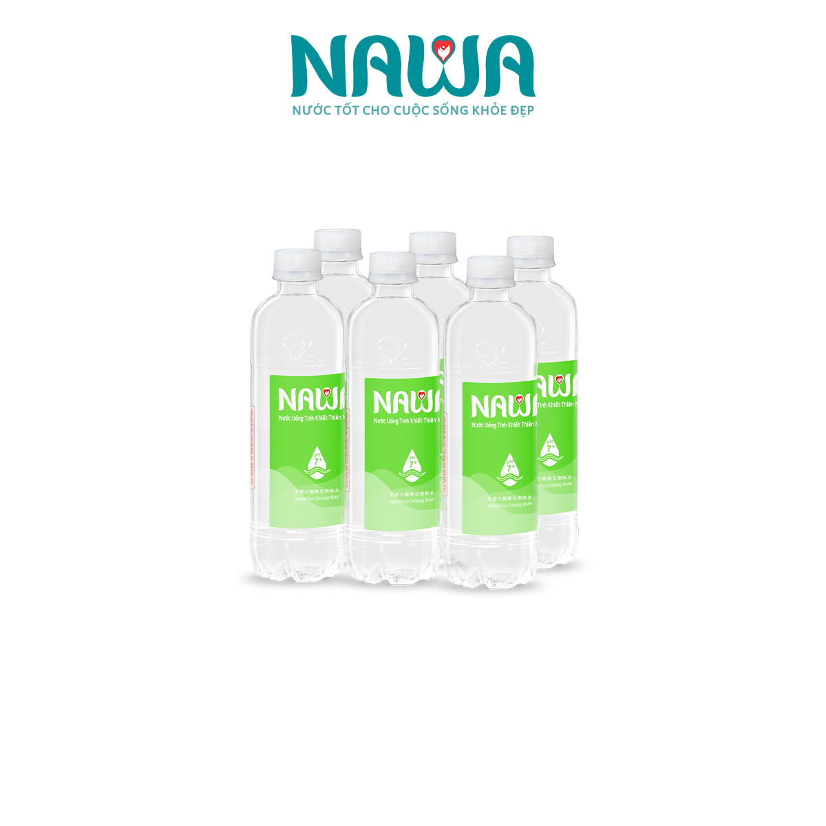 Nước tinh khiết thiên nhiên NAWA Lốc 6 500ml