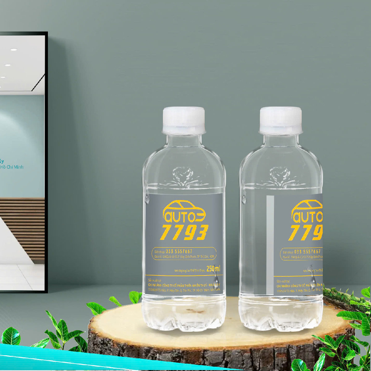 Gia công nước đóng chai 250ml - Auto 7793