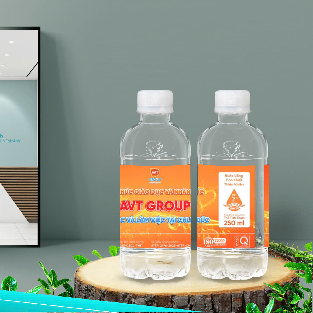 Gia công nước đóng chai 250ml - AVT Group