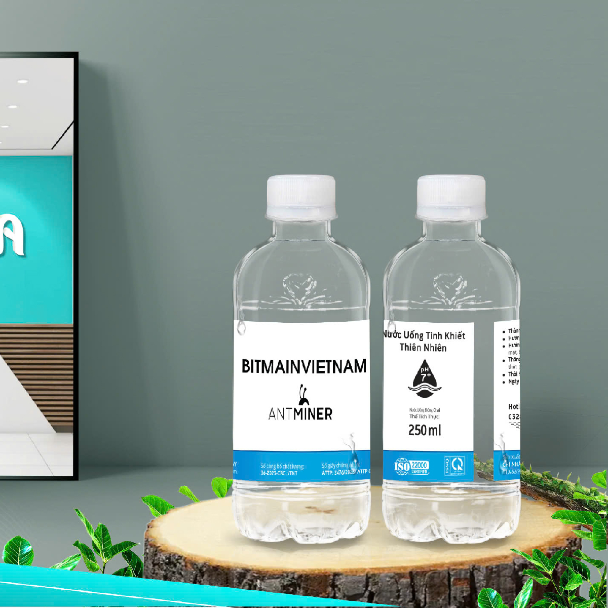 Gia công nước đóng chai 250ml - BitmainVietNam