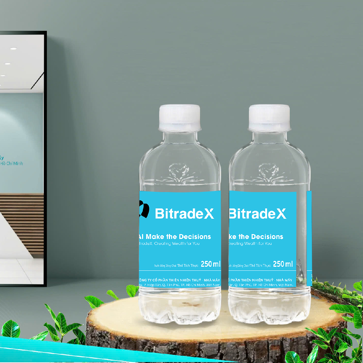 Gia công nước đóng chai 250ml - BitradeX