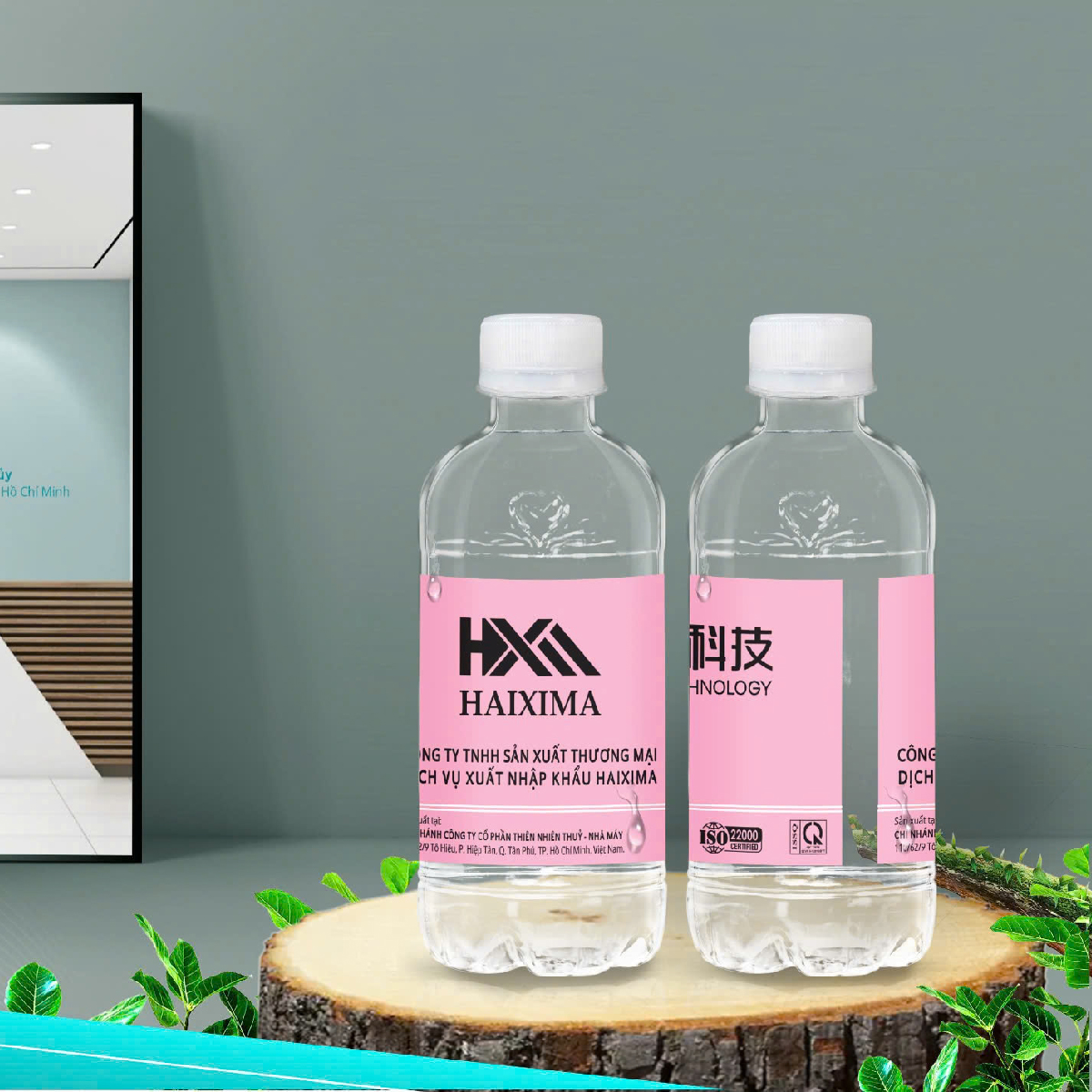 Gia công nước đóng chai 250ml - Haixima