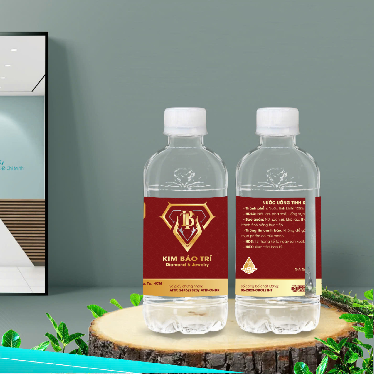 Gia công nước đóng chai 250ml - Kim Bảo Trí