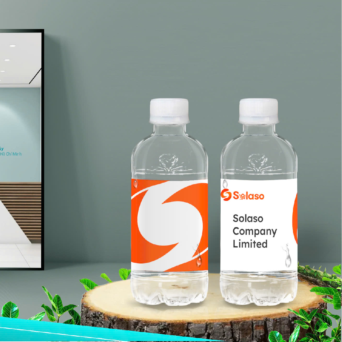 Gia công nước đóng chai 250ml - Solaso