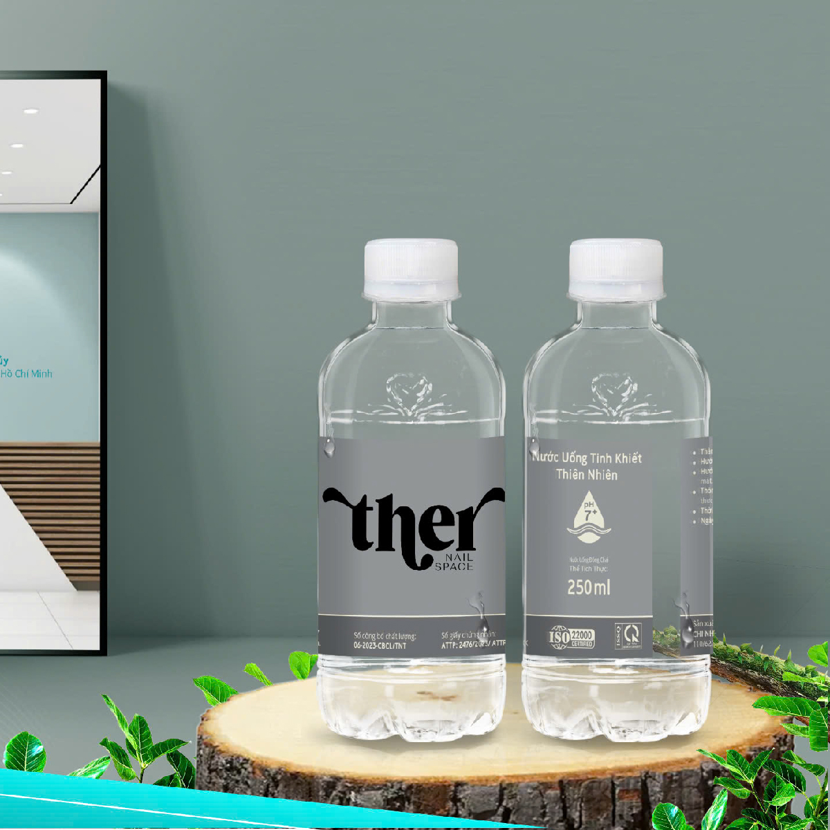 Gia công nước đóng chai 250ml - Ther