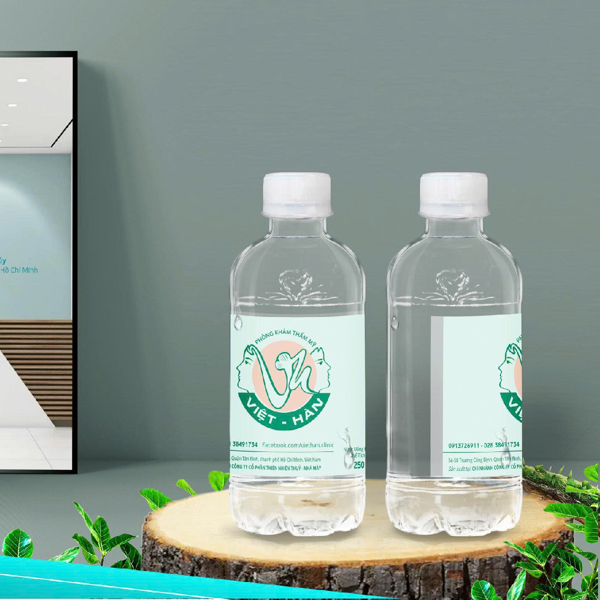 Gia công nước đóng chai 250ml - Bệnh Viện Việt Hàn