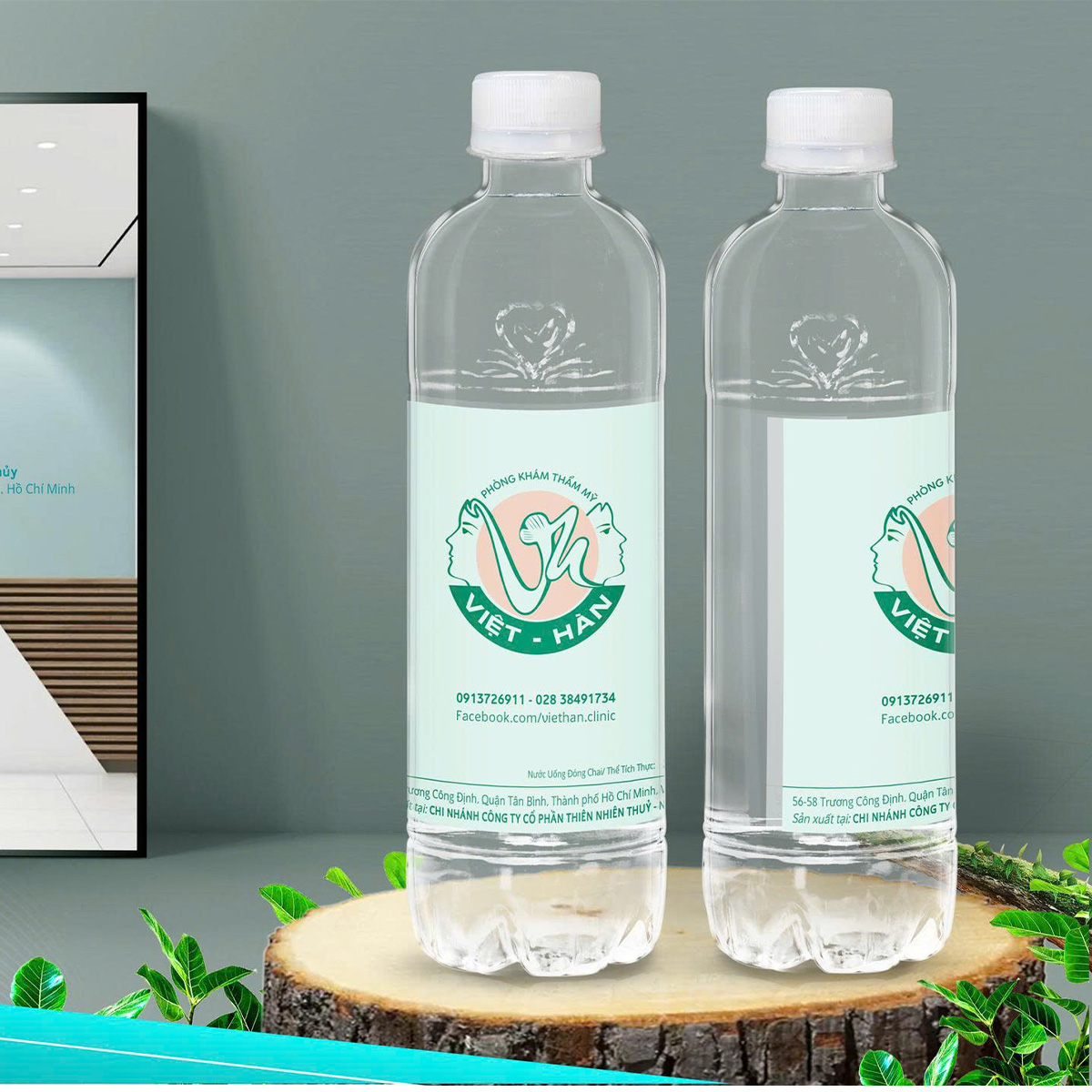 Gia công nước đóng chai 500ml - Việt - Hàn
