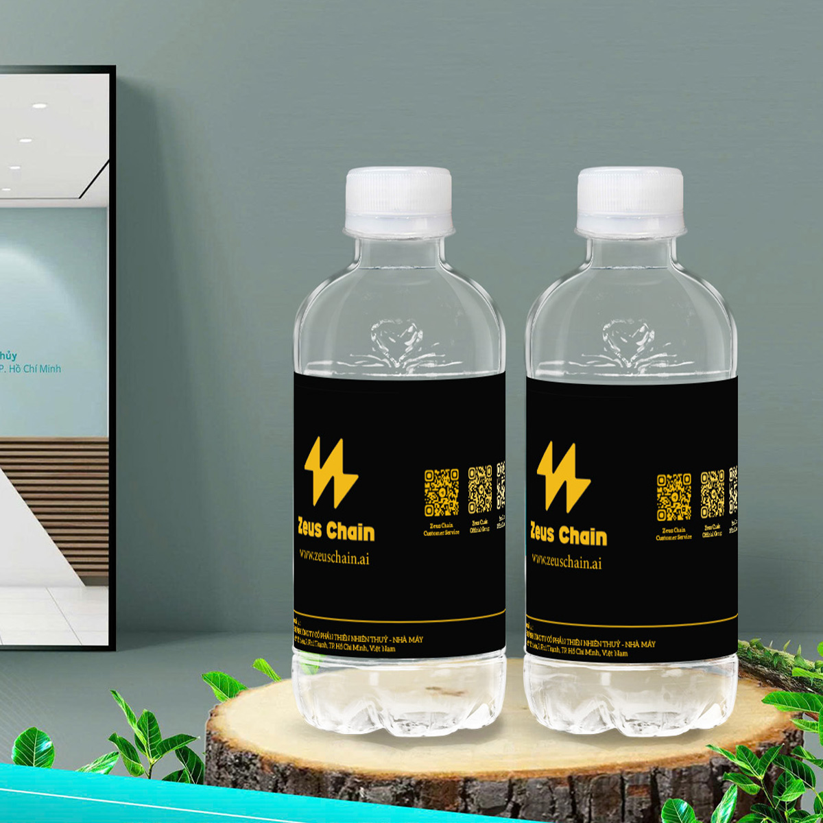 Gia công nước đóng chai 350ml - Zeus Chain