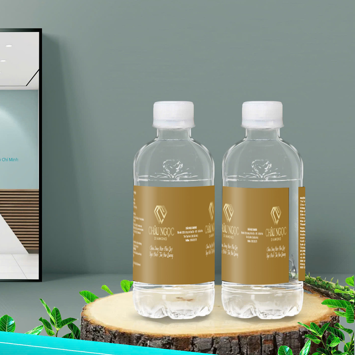 Gia công nước đóng chai 250ml - Châu Ngọc Diamond